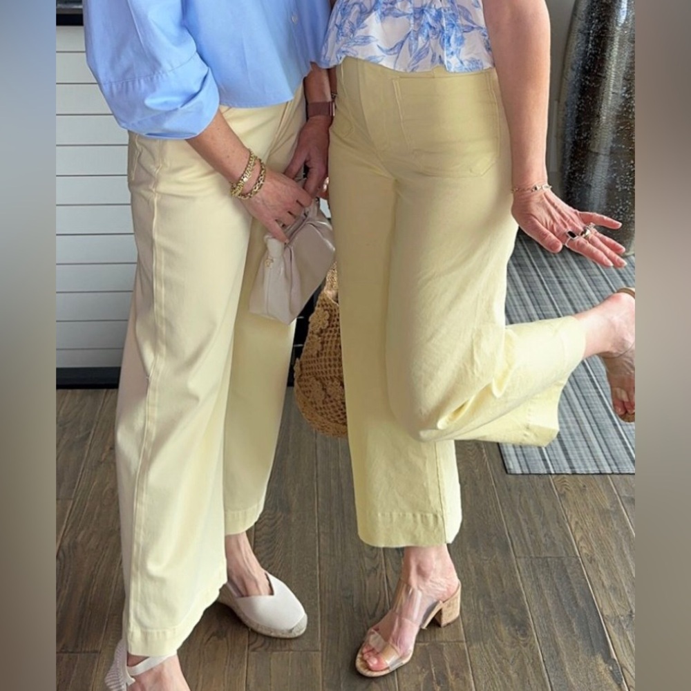 Cotton Lemon Chiffon summer pants